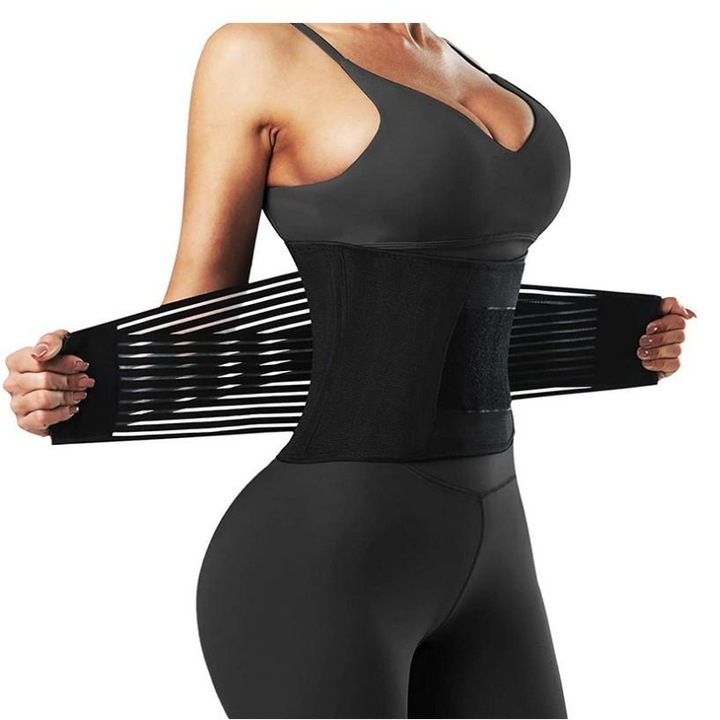 Centura slabit Omelivon, corset, neopren, negru, XL