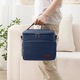 Geanta termo-izolanta albastra, 25x19x21cm, cu multiple compartimente, pentru birou, scoala, picnic, plaja