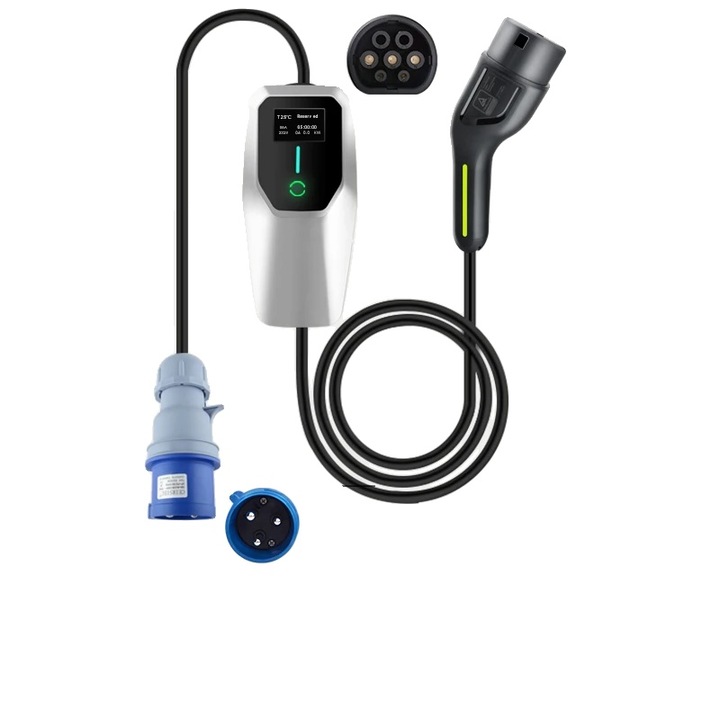 Incarcator portabil pentru vehicule electrice, SYPro, Tip 2, 10-16A, 4m, protectie IP65