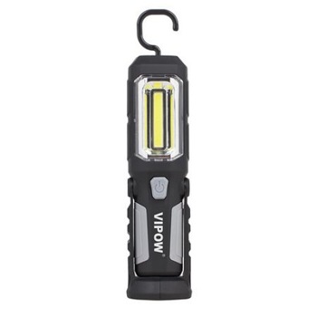 Lanterna atelier LED, reancarcabila, incarcator AC si incarcator auto, Neagra Lanterna atelier LED, reancarcabila, incarcator AC si incarcator auto, Neagra