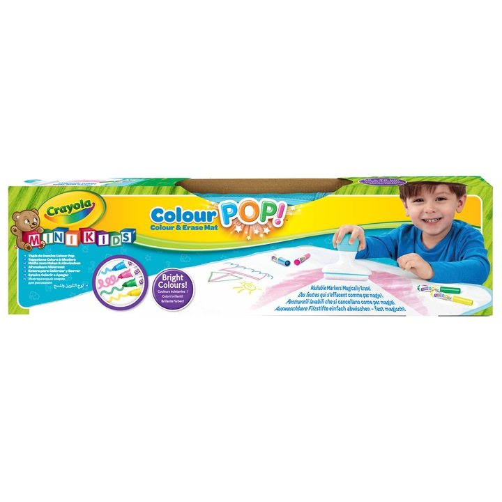 Set Crayola Color Pops Colour & Erase, pentru colorat