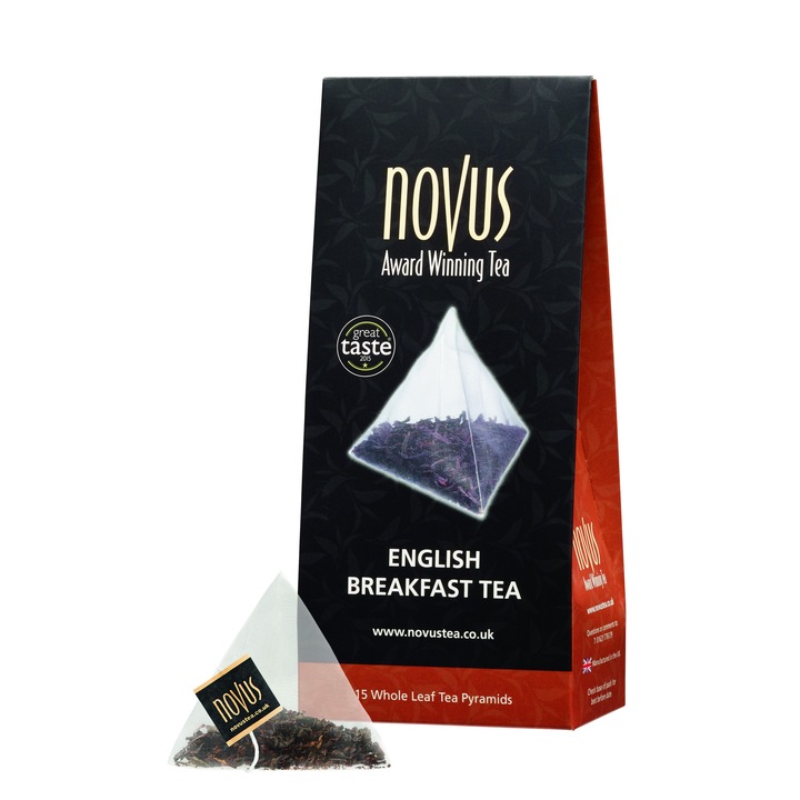 Чай Novus Английска Закуска 15бр. пирамидки