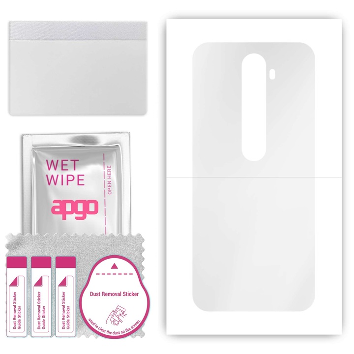 Протектор за екран за Yezz Max 2 Ultra - apgo Skins, защита за гърба на телефона, лъскав стикер, защита от надраскване, хидрогел, пълно лепило