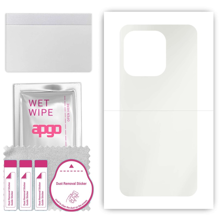 Защитно фолио apgo Skins, За Umidigi G9C, Защита на гърба на телефона, Защита от надраскване, Хидрогел, skin, Пълно лепило, Матово