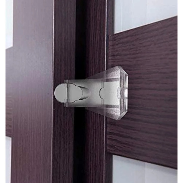 Sistem siguranta copii YANYXR, set 4 bucati, transparent, 10x2cm