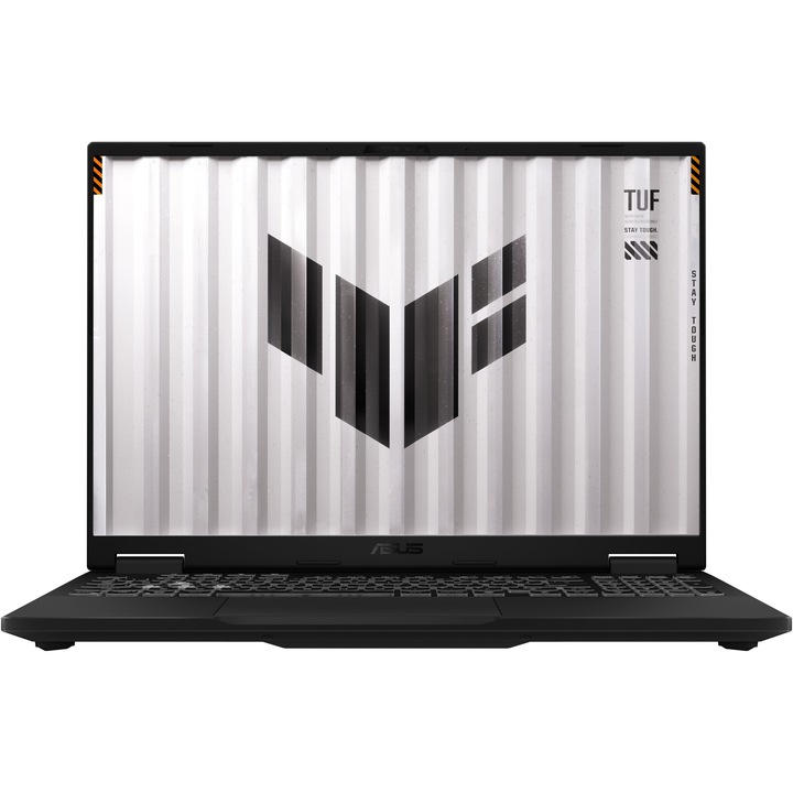 Лаптоп ASUS TUF Gaming A16 2025 FA608UMI-TU166 с AMD Ryzen 7 260 (3.8/5.1GHz, 16M), 64 GB, 512GB M.2 NVMe SSD, NVIDIA RTX 5060 8GB GDDR7 DLSS 4, Windows 11 Pro, Черен