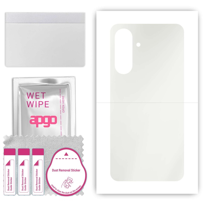 Folie de protectie MAT MATTE pentru Samsung Galaxy A56 – apgo Skins, protectie pentru spatele telefonului, anti-zgarieturi, hidrogel, skin, full glue