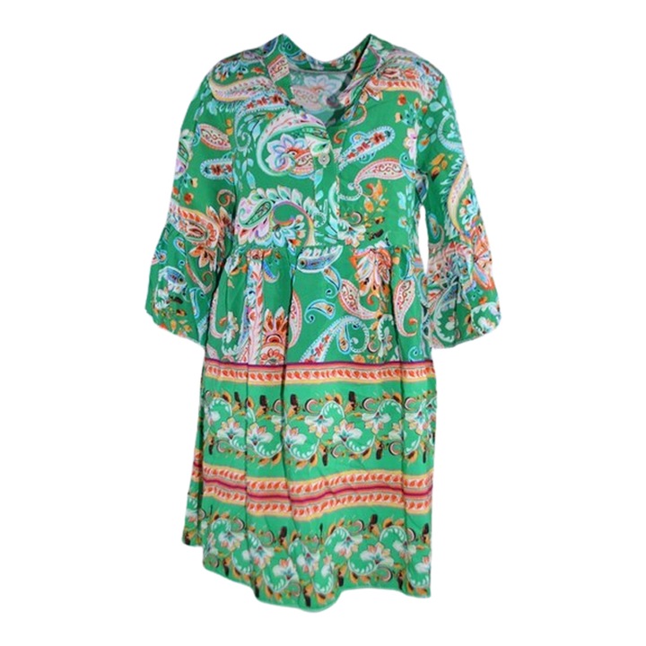 Rochie casual pentru fete, Lucky LK9098, Verde 120597