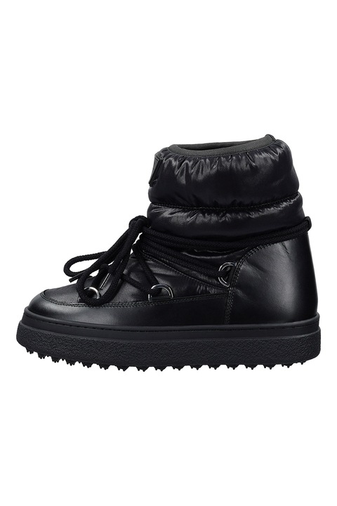 Gant, Ghete flatform cu sireturi Snowhill, Negru