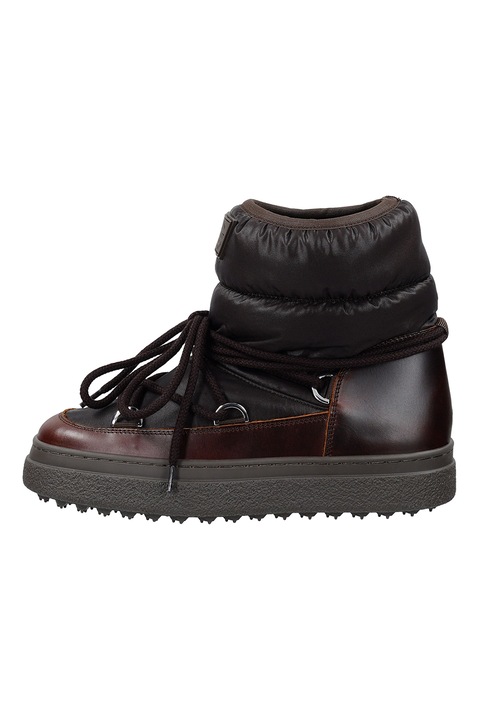 Gant, Ghete flatform cu sireturi Snowhill, Maro inchis