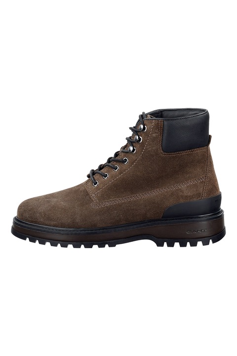 Gant, Bocanci din piele intoarsa Clafton, Maro inchis/Negru
