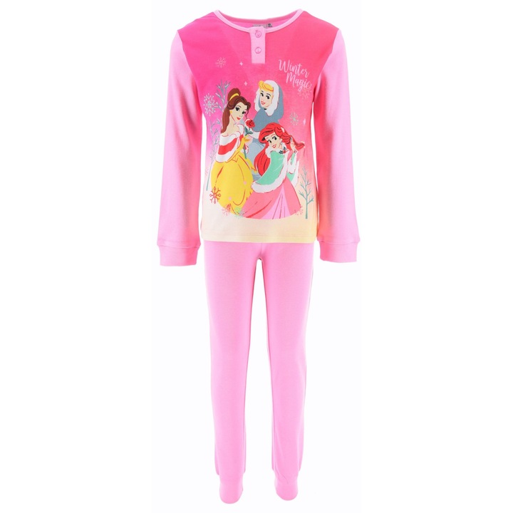 Lany pizsama, Disney hercegno, pamut, rozsaszin, meretwwfq, Világos rózsaszín
