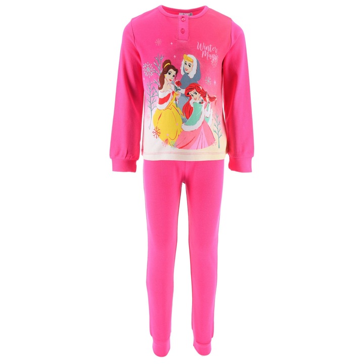 Lany pizsama, Disney hercegno, pamut, rozsaszin, meretwwfq, Rózsaszín