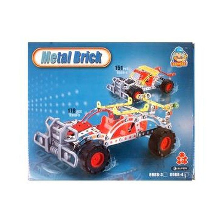 Fémépítő - 146 db - autó