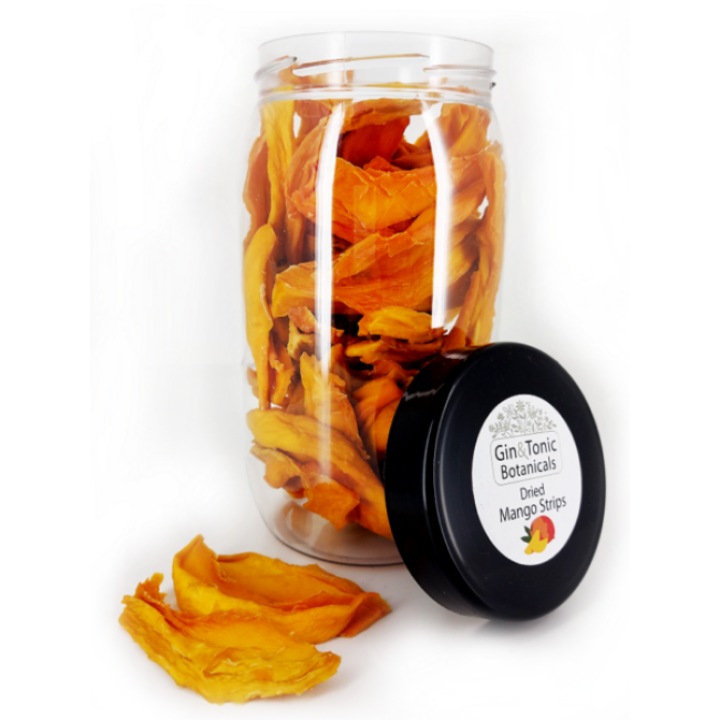 Fasii de mango uscat – 390 g – Gin&Tonic Botanicals – recipient plastic