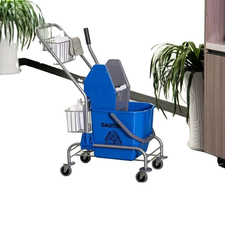 Galeata mop, 26 litri, cu drainer si roti