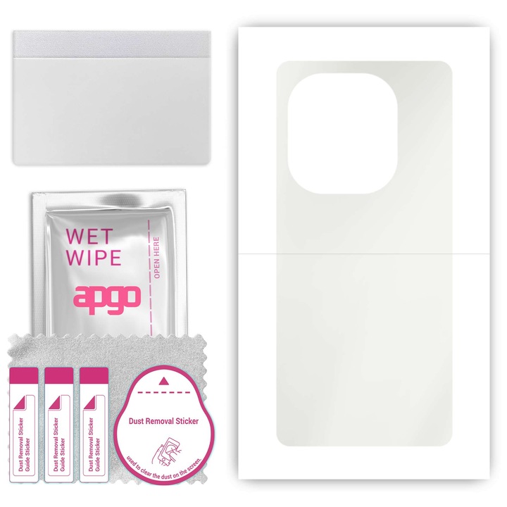 МАТОВ МАТОВ защитен филм за Vivo iQOO Z9s Pro - apgo Skins, защита за гърба на телефона, защита от надраскване, хидрогел, skin, пълно лепило