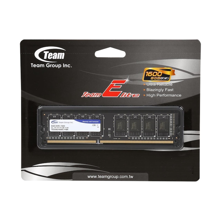 Памет Team Group 8 GB, DDR3, 1600, CL11