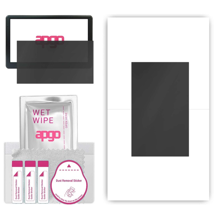 apgo PRIVACY védőfólia Navitel E700 készülékhez – kémprogram-ellenálló hatás, hidrogel, teljes ragasztó, 5D, matt, ultravékony