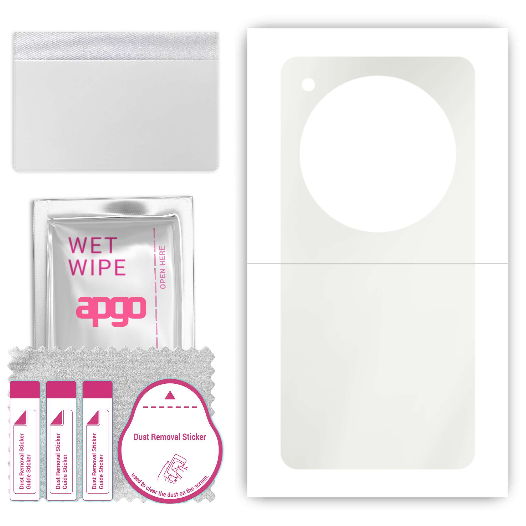 Folie de protectie MAT MATTE pentru ZTE Nubia Focus 2 Ultra 5G – apgo Skins, protectie pentru spatele telefonului, anti-zgarieturi, hidrogel, skin, full glue