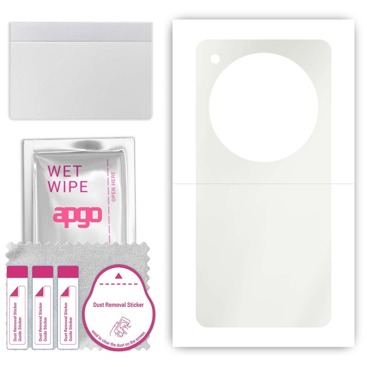 Folie de protectie MAT MATTE pentru ZTE Nubia Focus 2 Ultra 5G – apgo Skins, protectie pentru spatele telefonului, anti-zgarieturi, hidrogel, skin, full glue