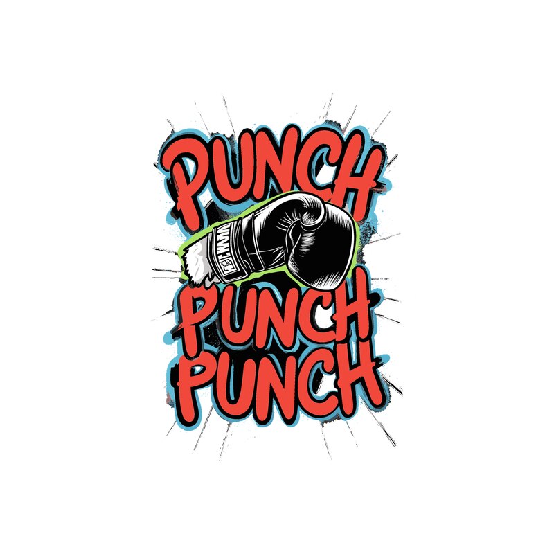 Sticker Punch Punch Punch Manusa Box, Autoadeziv, Cri-Flo, Marime 10 cm ...