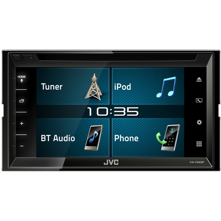 Мултимедиен плеър за кола JVC KW-V340BT, 6.8", Bluetooth, K2 Technology 50W x 4