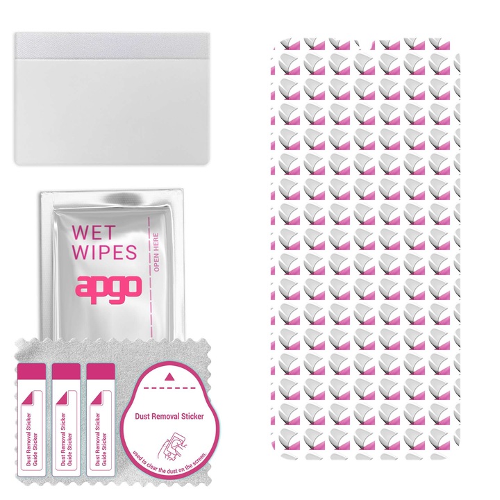 Защитно стъкло Apgo за Ulefone Armor 25T Pro - хибридно стъкло, протектор за екран, гланцово, гъвкаво хибридно стъкло, пълно лепене