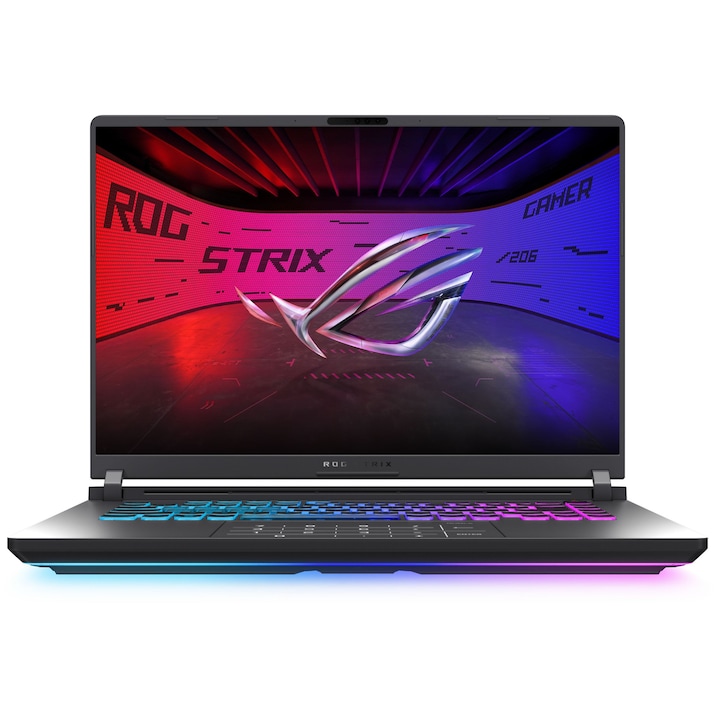 Лаптоп ASUS ROG Strix G16 2025 G615LP-S5054 с Intel Core Ultra 9 275HX (2.7/5.4GHz, 36M), 32 GB, 1TB M.2 NVMe SSD, NVIDIA RTX 5070 8GB GDDR7 DLSS 4, Windows 11 Home, Черен