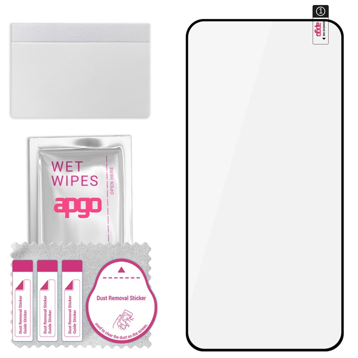 9H гъвкави протектори за екран от закалено стъкло за Doogee V11 – apgo Flexible Tempered Glass