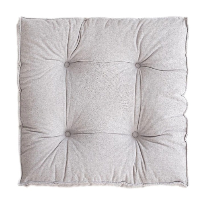 Perna decorativa YANYXR, plus, gri, 45x45x10cm, confort sporit