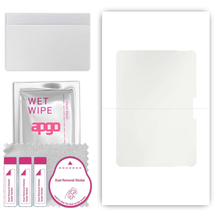 MATT apgo képernyővédő fólia Microsoft Surface Pro 12-höz – öntapadós, teljes kijelzőre kiterjedő, hidrogél, karcálló, teljes ragasztóval, 5D