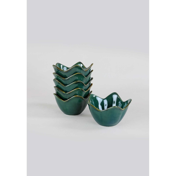 Set boluri pentru aperitive, Hermia Concept, 12cm, 6 piese, ceramica, rezistente la socuri termice