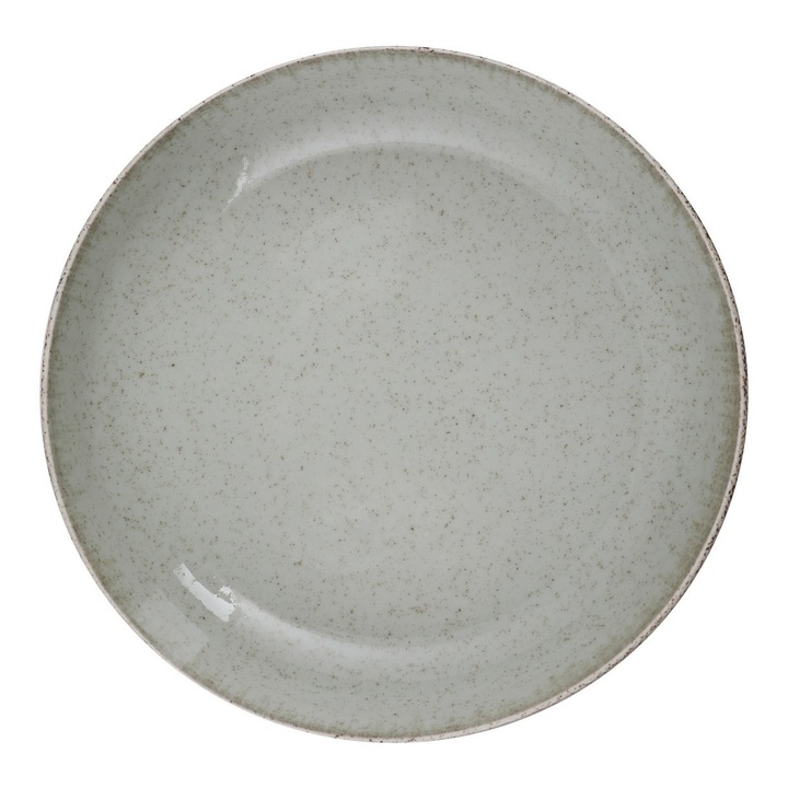 Set de masa 18 piese, Hermia Concept, portelan, sigur pentru microunde, alb