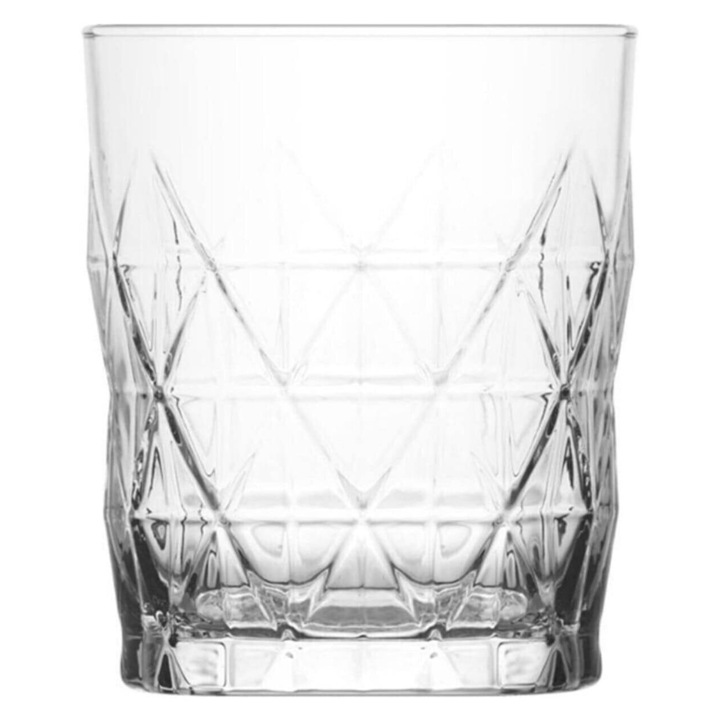 Üvegpohár készlet (6 darabos), Hermia Concept, 8,3x8,3x10cm, 345cc