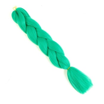 Extensie colorata de par pentru impletituri culoarea verde 100 g (par sintetic) Extensie colorata de par pentru impletituri culoarea verde 100 g (par sintetic)