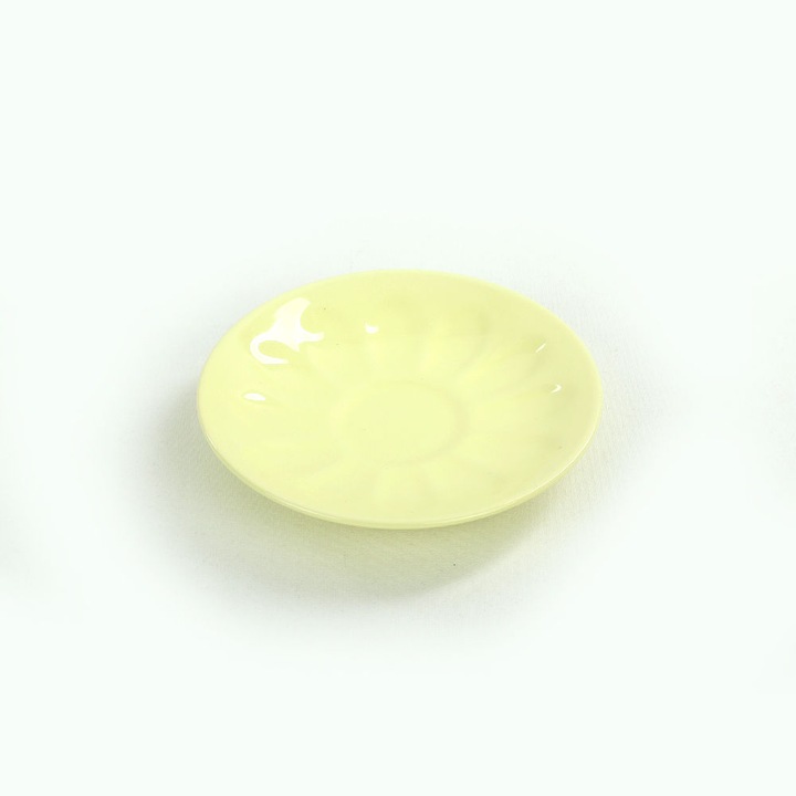 Set cani din ceramica, Hermia Concept, 6 cani 8cm, 6 farfurii 14cm, antibacterian, ecologic