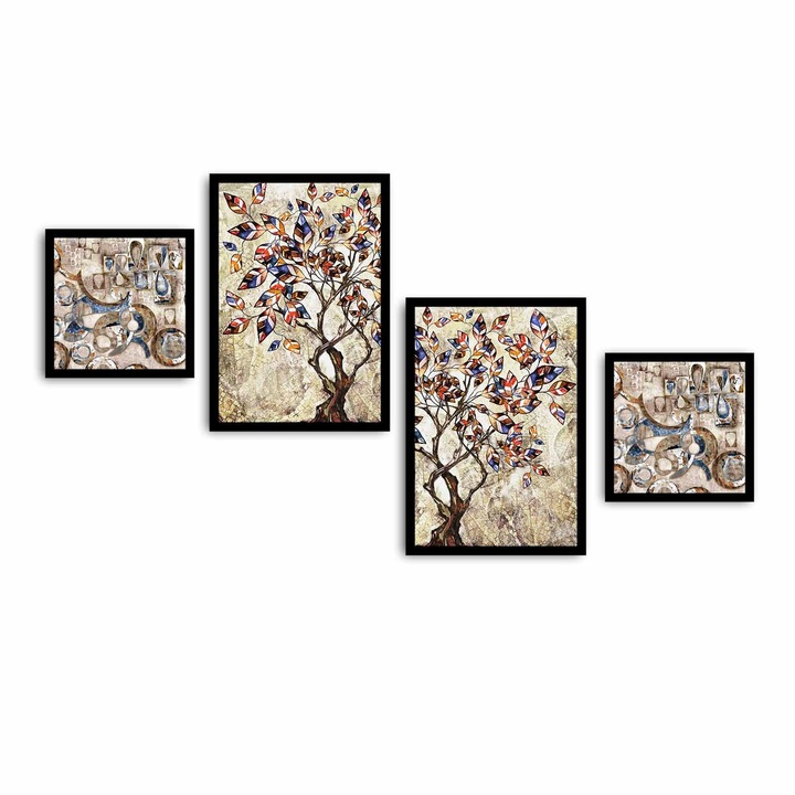 Dekoratív festmények mdf keretben, Wallity, 136x75cm