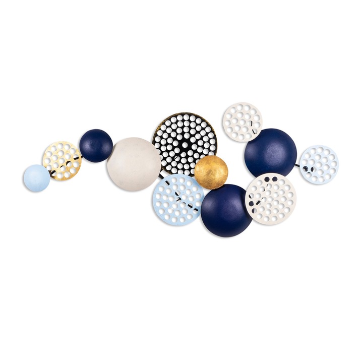 Декоративен стенен аксесоар Wallity, боядисан метал, 95x40 см