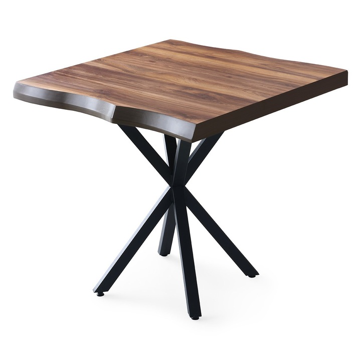 Masa de dining, Woody Fashion, 80x80cm, 75cm inaltime, capacitate 19kg
