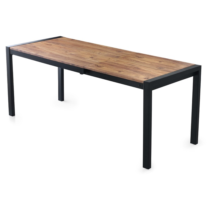 Masa de dining, Woody Fashion, 120-187x75x74cm, capacitate 45kg
