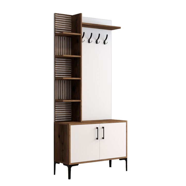 Woody Fashion fém cipősszekrény 90x200x35cm