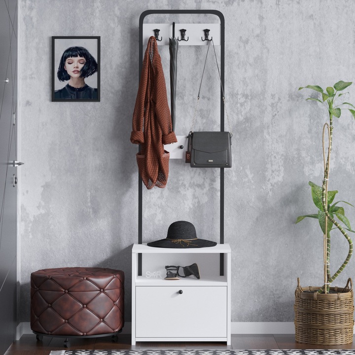 Woody Fashion kabáttartó melamin farostlemezből 50x170x35cm