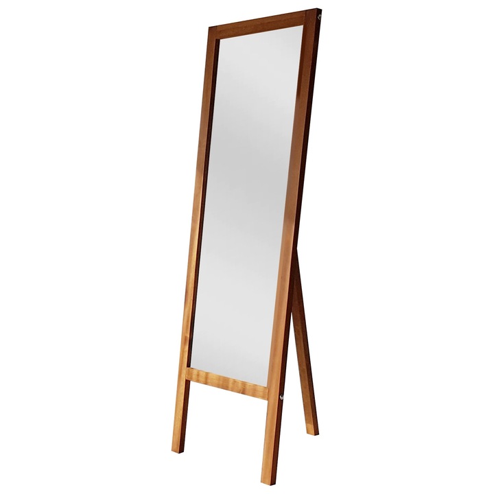 Tükör, Woody Fashion, 55x170cm, polcokkal