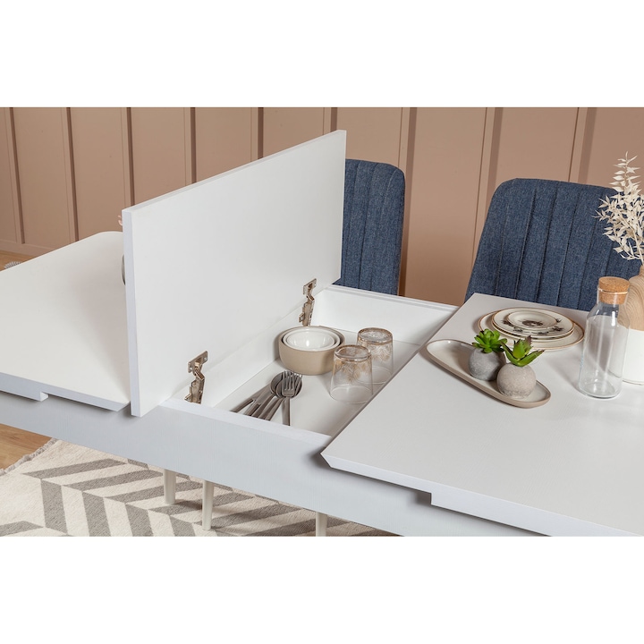 Set masa si scaune (4 piese), Woody Fashion 7062