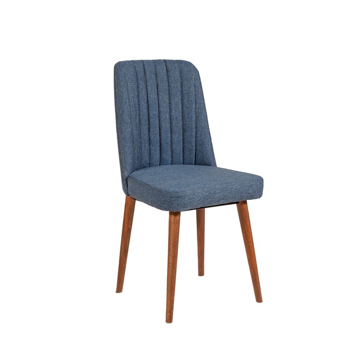 Szék, Woody Fashion, 100% melamin, 100% bársony, 46x46x85cm, ülésmagasság 45cm