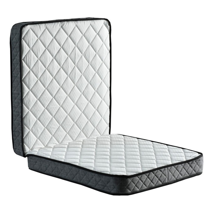 Pat pliant, Woody Fashion, 90x200cm, sistem multi arcuri, inaltime 15cm