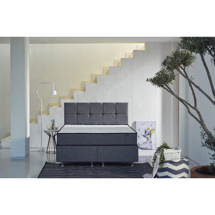 Saltea, Woody Fashion, model Diamond, 140x190cm, sistem multi arcuri, ferma