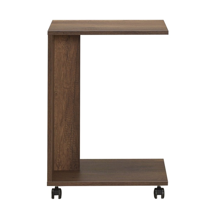 Masa laterala Woody Fashion 35x65x45cm melamina cu roti