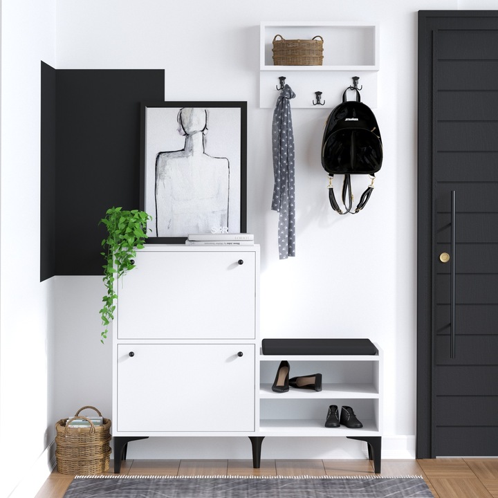 Cipőszekrény, Woody Fashion, 18mm, 110x92x35cm, 26kg